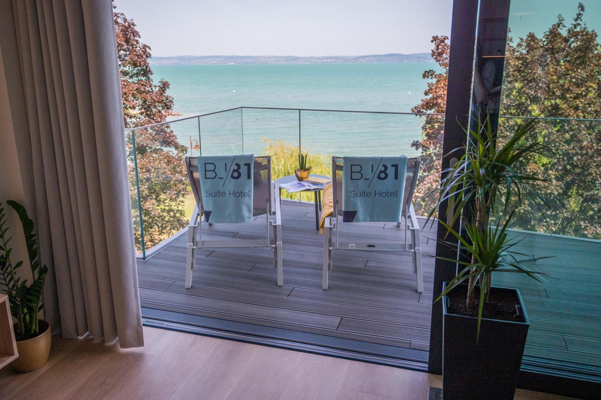 Bj81 Suite Hotel Siofok Bagian luar foto